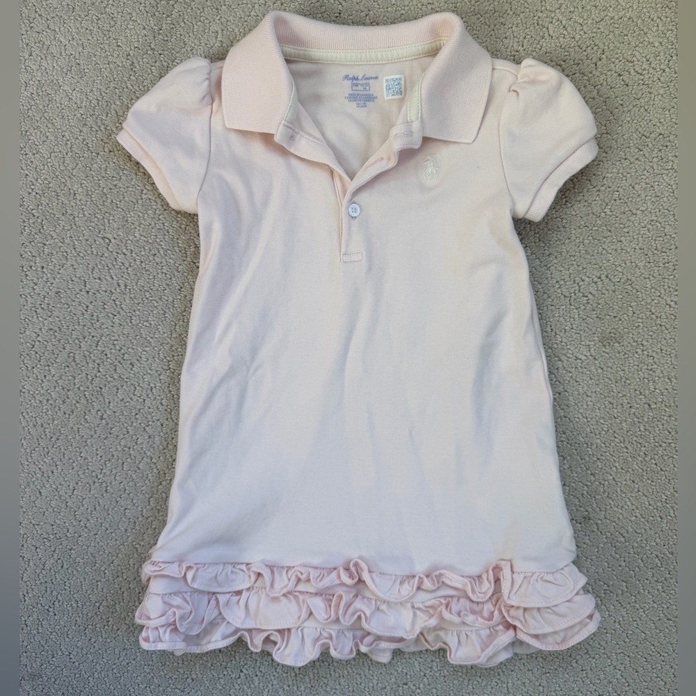 Ralph Lauren Light Pink Polo Dress for Kids
